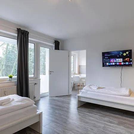 Apartament Budgetroom Modernes Mit 3 Schlafzimmern Gladbeck
