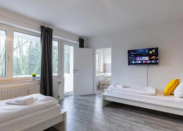 Apartament Budgetroom Modernes Mit 3 Schlafzimmern Gladbeck