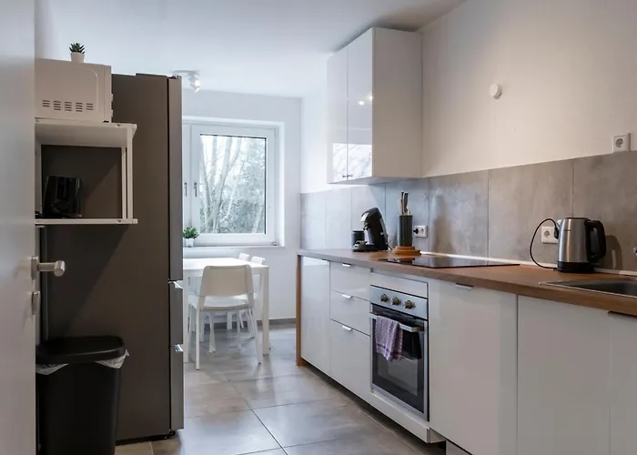 Apartament Budgetroom Modernes Mit 3 Schlafzimmern Gladbeck